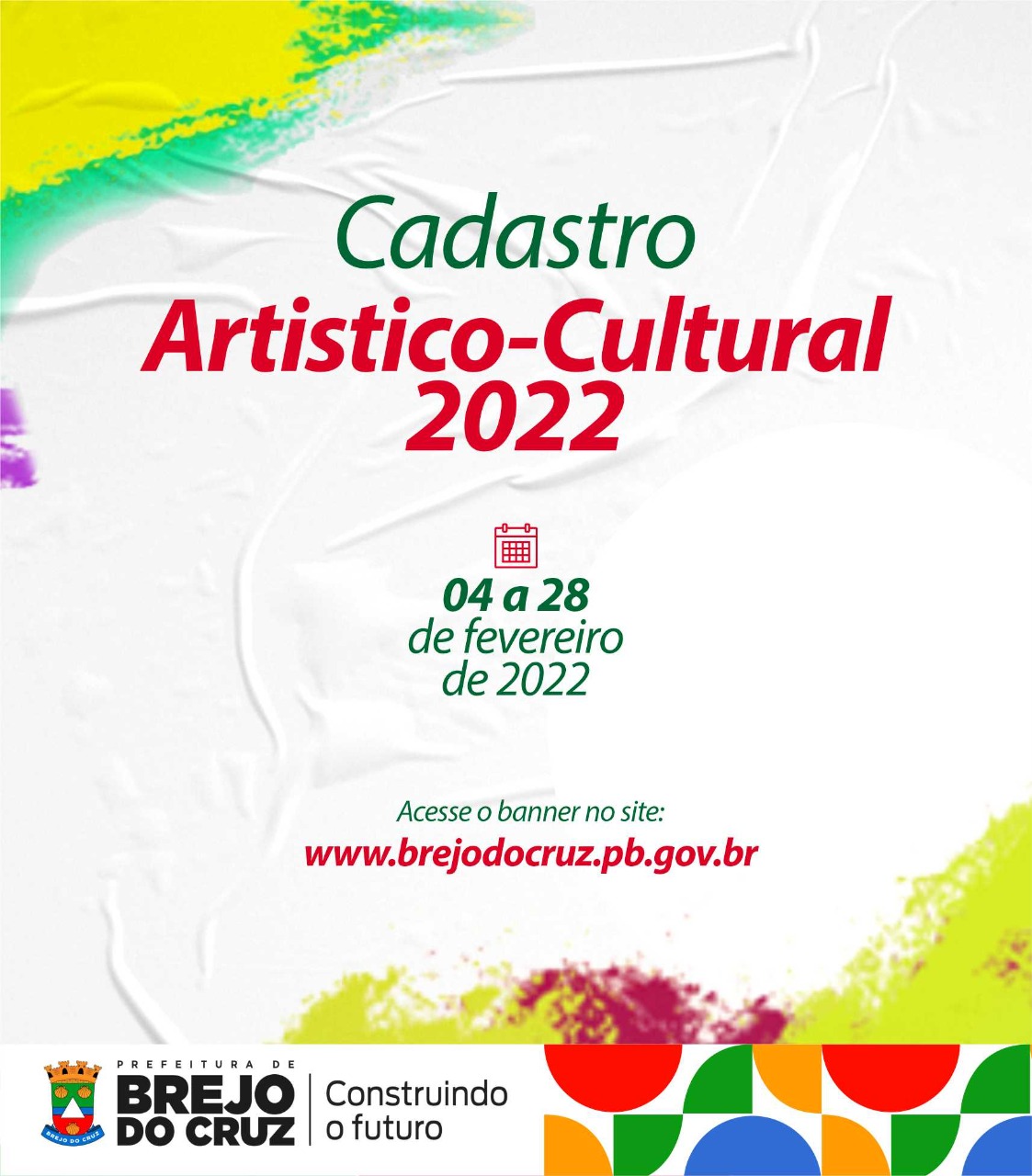 Cadastro Artístico Cultural – 2022